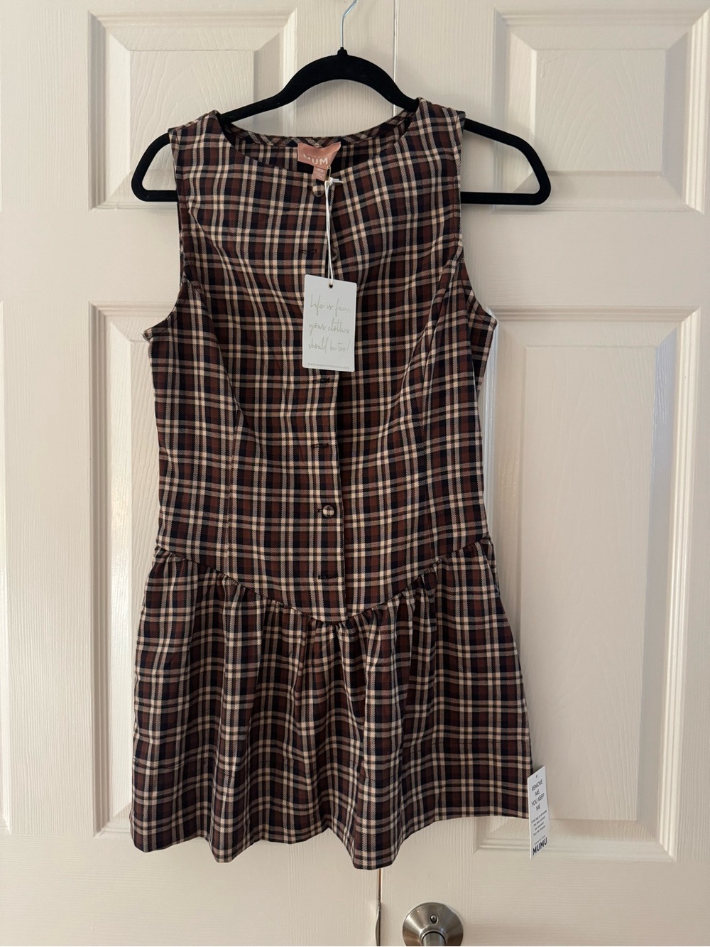 Show Me Your Mumu Meester Plaid Dress